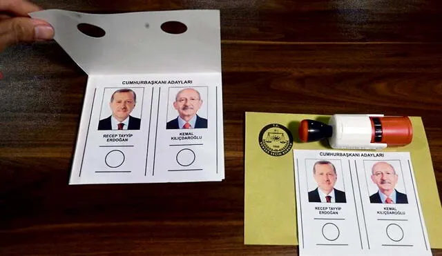 Candidatos. Recep Tayyip Erdogan y el socialdemócrata Kemal Kiliçdaroglu se disputan la presidencia de Turquía. Foto: EFE