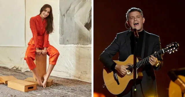 La novia de Alejandro Sanz, Rachel Valdés, se dedica a pintar cuadros. Foto: composición LR/Vanity Fair/Onda Cero