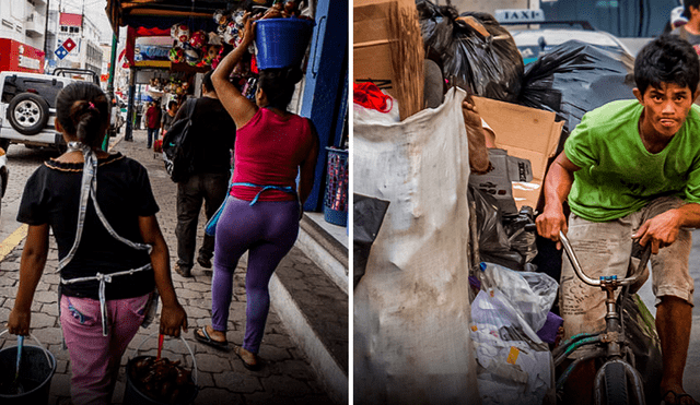 La urgencia social es aprovechada por las grandes corporaciones que postulan los reglamentos estructurales. Foto: composición LR/Organización Internacional del Trabajo/EFE