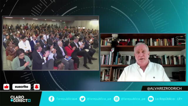 Augusto Álvarez Rodrich analiza los resultados de una encuesta IEP. Foto y Video: "Claro y directo"/LR+