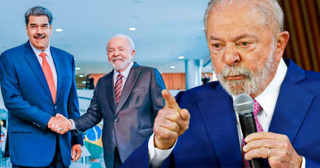 Lula da Silva defendió a Nicolás Maduro y busca reforzar relaciones bilaterales. Foto: composición LR/ LulaOficial/ Twitter/ Infobae