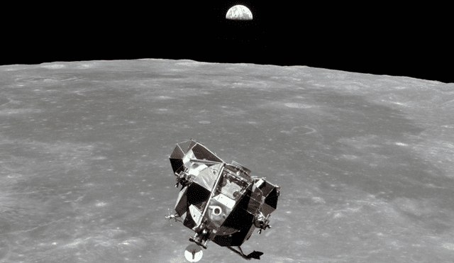 Astronautas del Apolo 10 oyeron una “música rara” cuando pasaron por el lado oculto de la Luna. Foto: NASA