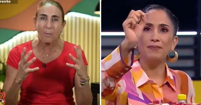 Natalia Málaga había recibido elogios por parte de el jurado de "El gran chef: famosos". Foto composición LR/captura de Latina - Video: Latina