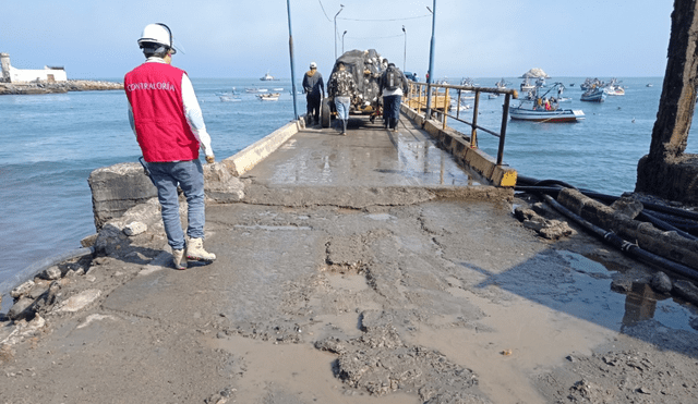 En riesgo. Están obras de desembarcadero de Huarmey. Foto: La República