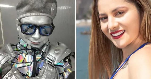 Ella es Yeni Medina, la nueva 'Robotina cajamarquina' de 22 años. Foto: composición LR/Facebook