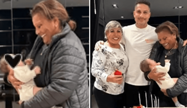 Doña Peta viajó a Brasil para conocer a su último nieto y celebrar su cumpleaños. Foto: composición LR/Instagram/Ana Paula Consorte - Video: América TV