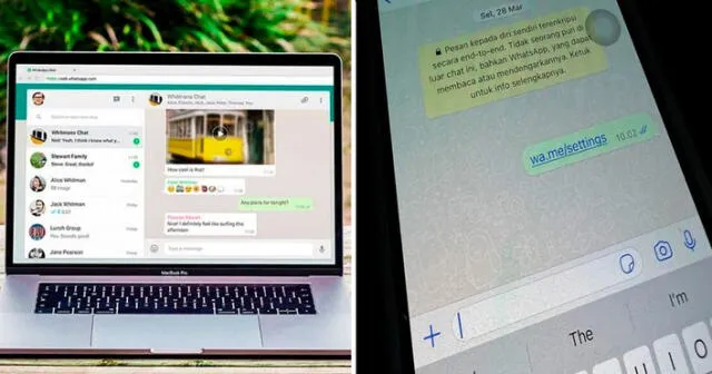 WhatsApp Web es inmune al mensaje bomba. Foto: composición LR / Kompas Tekno / TecnoBirdman