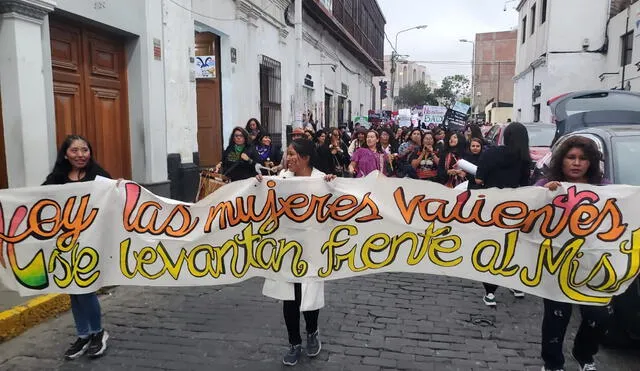 Noveno caso. El feminicidio de la empresaria, ocurrido el domingo, se convierte en el noveno caso en la región Arequipa.  Foto: Wilder Pari / Leonela Aquino /  URPI LR