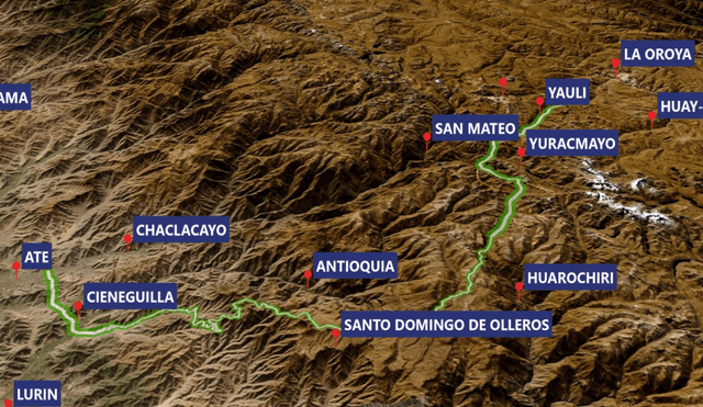 Nueva Carretera Central. La Oroya es punto de convergencia para Huánuco, Pucallpa, Huancavelica y Yauli. Foto: PMO Vías