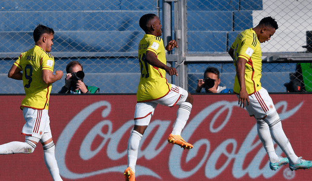 La selección cafetera consiguió su clasificación a los cuartos de final. Foto: Conmebol