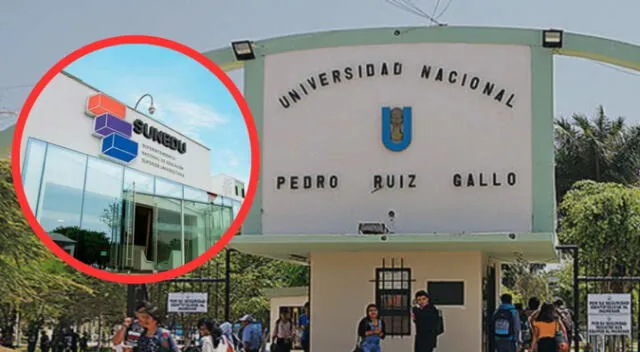 En el 2020, la Sunedu le denegó la licencia de funcionamiento a la Universidad Nacional Pedro Ruiz Gallo. Foto: composición LR/UNPRG