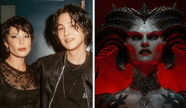 Remix de "Lilith" de Halsey con Suga de BTS será tema principal del videojuego de rol Diablo 4. Foto: composición LR/Hybe/Blizzard