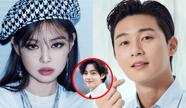 Jennie de BLACKPINK y Park Seo Joon, mejor amigo de Taehyung de BTS, remecieron las redes con curiosa interacción en Japón. Foto: composición LR/YG Entertainment/BYS/BIGHIT