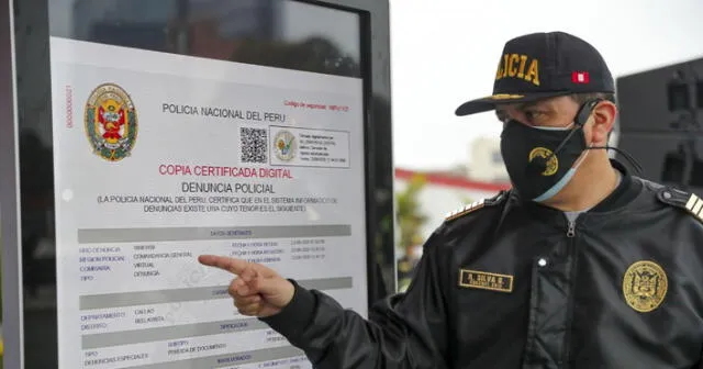 Estos son los pasos para emitir un certificado de denuncia policial por pérdida o robo de documentos. Foto: Andina