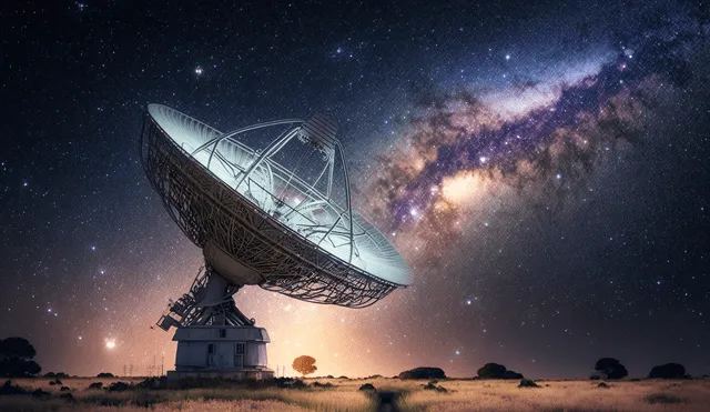 Astrónomos sugieren que extraterrestres podrían estar enviándonos señales de radio desde el centro de la Vía Láctea. Foto: Adobe Stock
