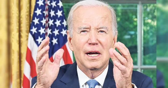 Joe Biden. Mandatario busca evitar un colapso económico. Foto: difusión