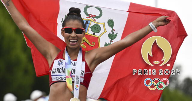 Kimberly García aseguró su presencia en los Juegos Olímpicos París 2024. Foto: composición LR/AFP