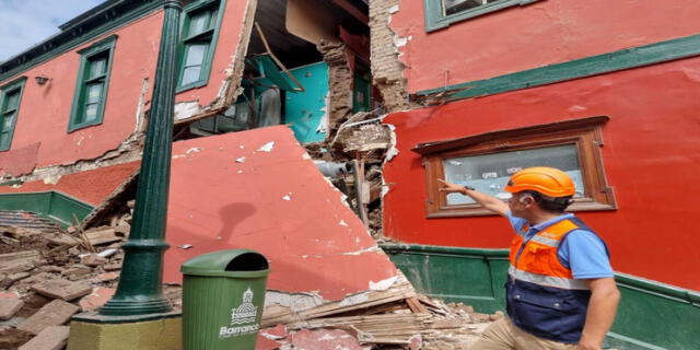 La Municipalidad de Barranco informó que el derrumbe ocurrió a las 4 a. m. de este sábado. Foto: Bella Alvites/La República