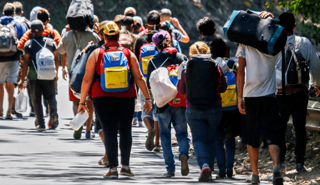 EL BID y el PNUD realizaron un estudio que evidencia el rechazo de los países por recibir más migrantes venezolanos. Foto: AFP