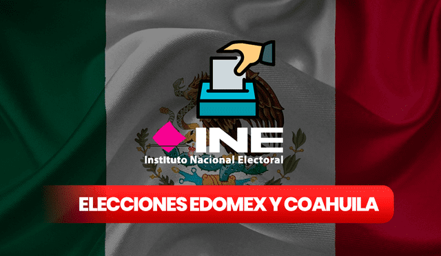 Las elecciones Edomex y Coahuila se realizarán este domingo 4 de junio de 2023. Foto: composición LR/INE/Pixabay