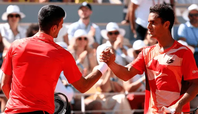 Varillas y Djokovic chocaron en la cuarta ronda de Roland Garros 2023. Foto: EFE | Video: ESPN 2