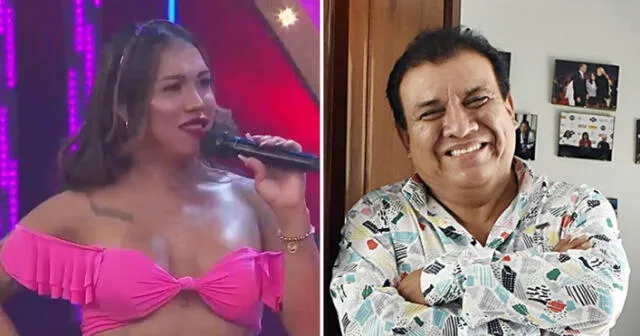 Dayanita no estuvo conforme con la actuación de Manolo Rojas. Foto: composición LR/ captura de América TV/ difusión/ El peruano | Video: América TV