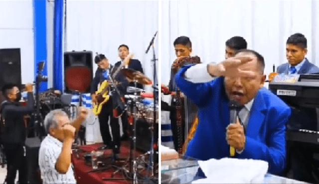 El pastor pertenece a la Iglesia Evangélica Pentecostés Internacional - Fragancia Celestial. Foto: composición LR/captura/@raulefrain08/TikTok - Video: @raulefrain08/TikTok