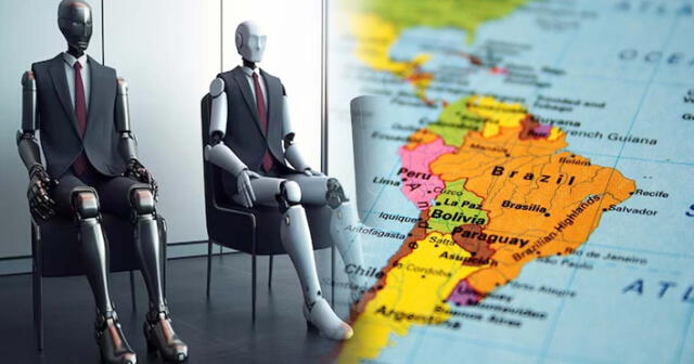 La llegada de la inteligencia artificial amenaza a la población laboral en América Latina. Foto: composición LR/Freepik/Celag