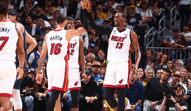 Miami Heat derrotó a Denver Nuggets e iguala la serie en las Finales de la NBA 2023. Foto: AFP