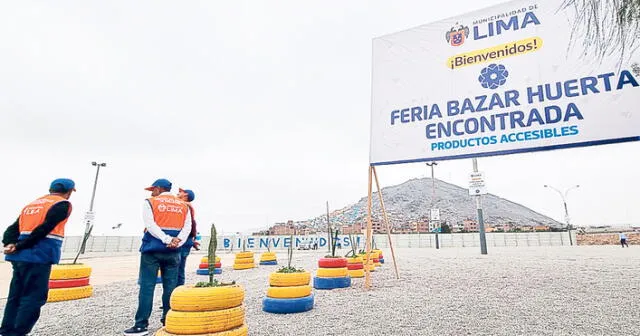 Espacio. Nueva feria del jirón Amazonas luce con poca o nula presencia de público. Foto: difusión