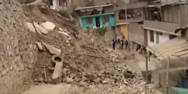 Esta situación es un riesgo latente para los vecinos de la zona. Foto: captura "Canal N"