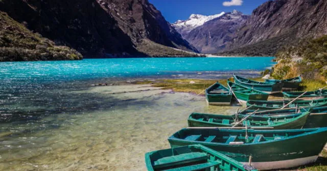 La laguna de LLanganuco es un espectáculo visual impresionante debido a sus aguas que asemejan espejos. Foto: Sky Viaje y turismo/Instagram