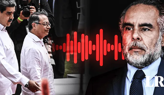 Filtran audios del exembajador de Colombia en Caracas, Armando Benedetti, que representan un escándalo para el Gobierno de Gustavo Petro. Foto: composición LR/AFP