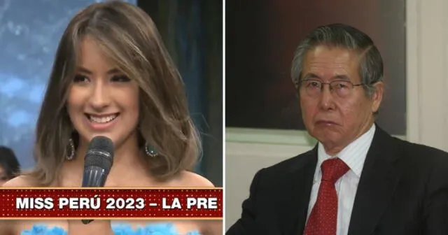 Candidata a "Miss Perú: La Pre" confundió el nombre de Alberto Fujimori y su respuesta se hizo viral en TikTok. Foto: Youtube/Panamericana/Andina