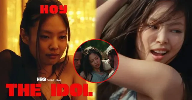 Jennie de BLACKPINK fue elogiada por sus seguidores tras impecable escena en "The Idol". Foto: composición LR/captura Youtube/Pop World/HBO MAX