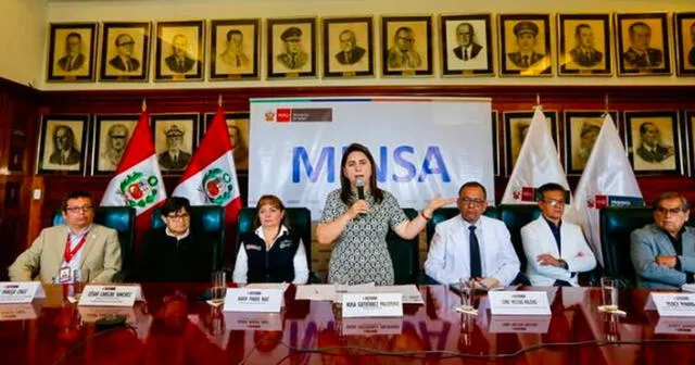 Grupo de expertos contra el dengue del Ministerio de Salud. Foto: Gobierno del Perú