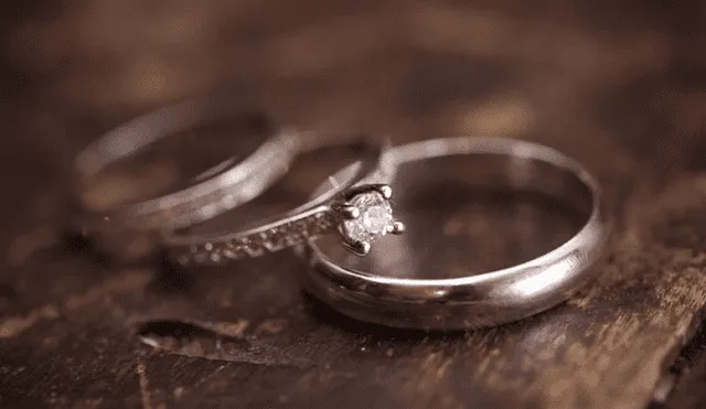 Los anillos simbolizan la unión en matrimonio de las parejas. Foto: joyería Inter
