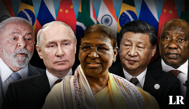 Brasil, Rusia, India, China y Sudáfrica constituyen BRICS. Foto: composición LR/AFP/EFE