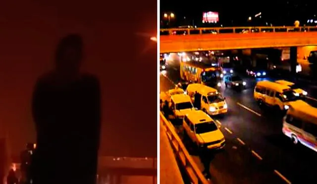 La presencia de un supuesto fantasma en el puente Benavides ocasionaría diversos accidentes en taxistas. Foto: composición LR/Panamericana TV/Víctor Hugo/YouTube