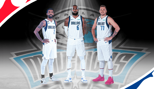 Dallas Mavericks podría tener al gran 'Big Three' de las últimas temporadas. Foto: composición LR/NBA/Freepik
