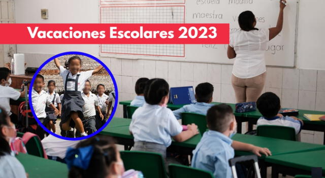 Las vacaciones escolares de julio 2023. Foto: Líbero