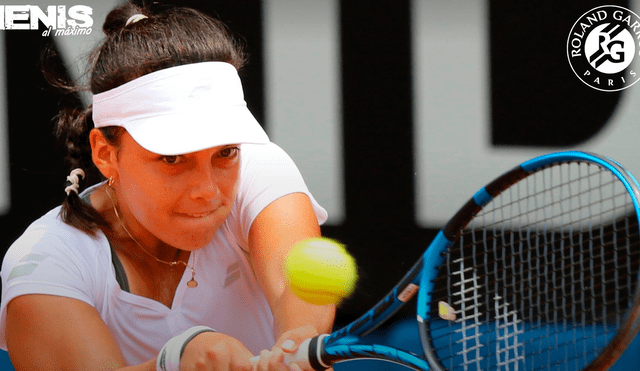 Lucciana Pérez está entre los cuatro mejores de Roland Garros Junior. Foto: Roland Garros