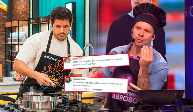 Fans de "El gran chef famosos" llaman 'copia' a secuencia de "Mande quien mande". Foto: composición/LR/captura América Tv/difusión Latina