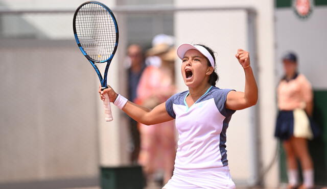 Lucciana Pérez disputará el título de Roland Garros Junior 2023. Foto: Roland Garros