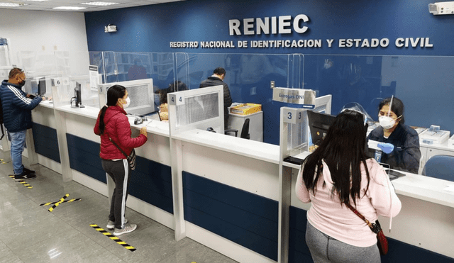 Las oficinas del Reniec tienen atención 6 días de la semana. Foto: Andina