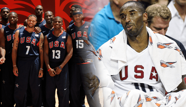 Kobe Bryant llegó al USA Team en el 2008 y revolucionó al equipo. Foto: composición LR/AFP