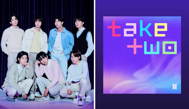 BTS estrenó "Take two", canción grupal que es parte de su celebración por su décimo aniversario. Foto: composición LR/BIGHIT/Spotify