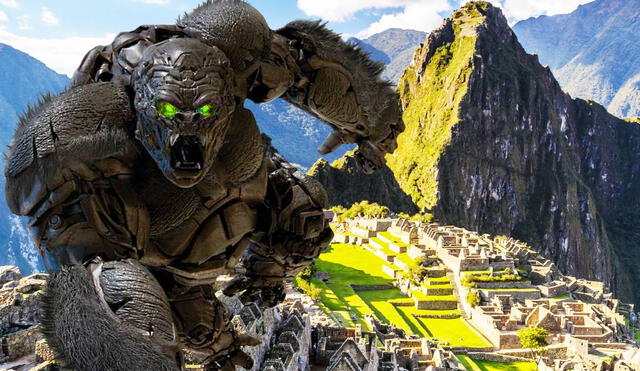 Una batalla épica tiene lugar en Machu Picchu durante la película "Transformers: el despertar de las bestias". Foto: composición LR/ Paramount Pictures/ Wikipedia