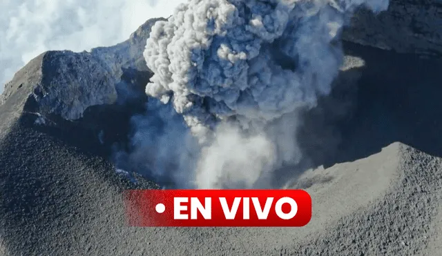 Volcán Popocatépetl continúa actividades y emisión de cenizas. Foto: AFP