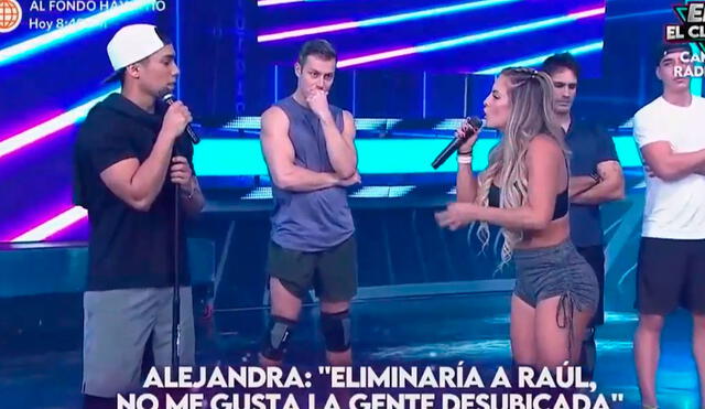 ¡Lo minimizó! Alejandra Baigorria encaró a Raúl Cárpena por actitudes altaneras en "Esto es guerra". Foto: captura/América TV - Video: América TV